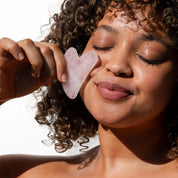 Rozenkwarts Gua Sha Steen