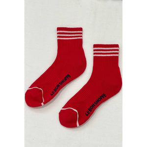 Girlfriend socks - Scarlet