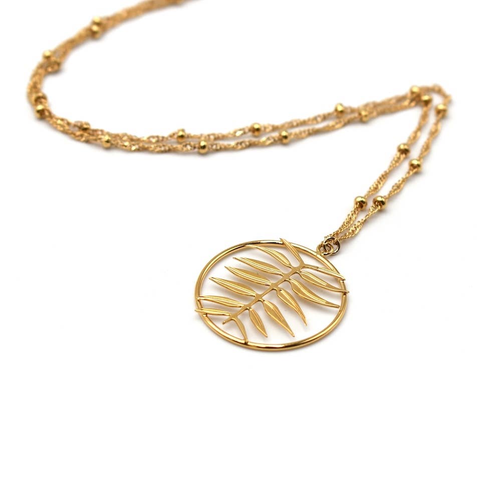 ketting met hanger - feuillage