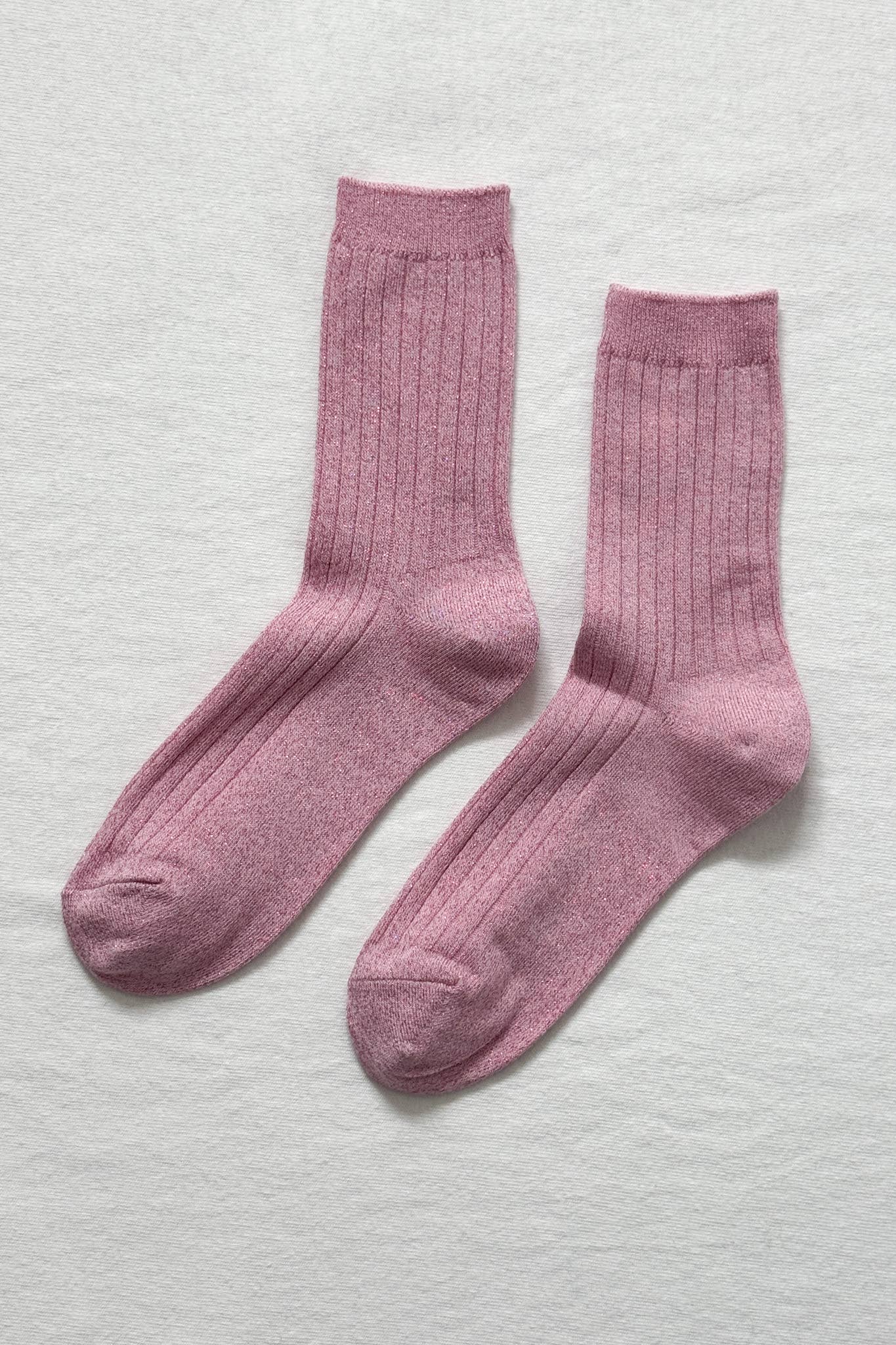 Her Socks - Sparkling Rose glitter