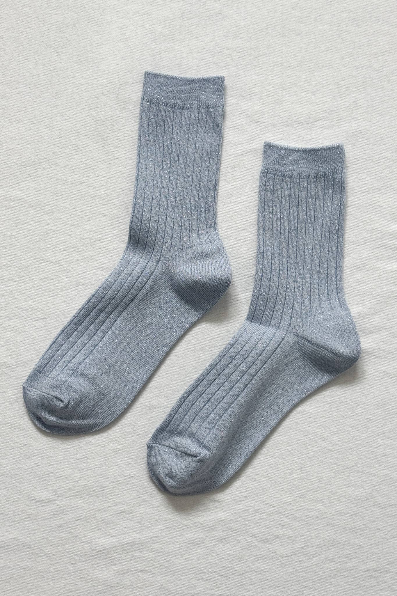 Her Socks - Morning Mist glitter