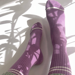 Boyfriend Socks - Amour Pink