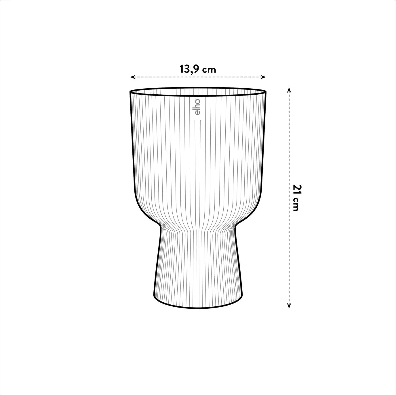 Vibes fold coupe - plantenpot