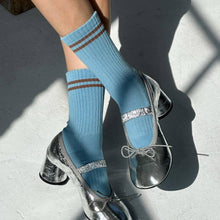 Afbeelding in Gallery-weergave laden, Boyfriend Socks - Powder Blue
