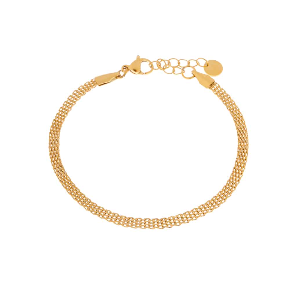 Armband - Watch me small gold