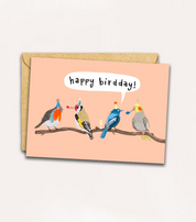 Kaart - happy birdday