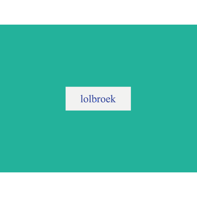 Lolbroek - Strijklabel op kaartje