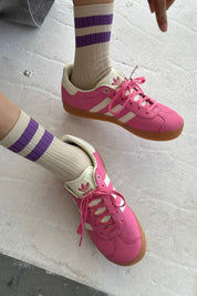 Her Socks Varsity - Magenta