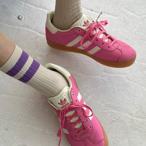 Her Socks Varsity - Magenta