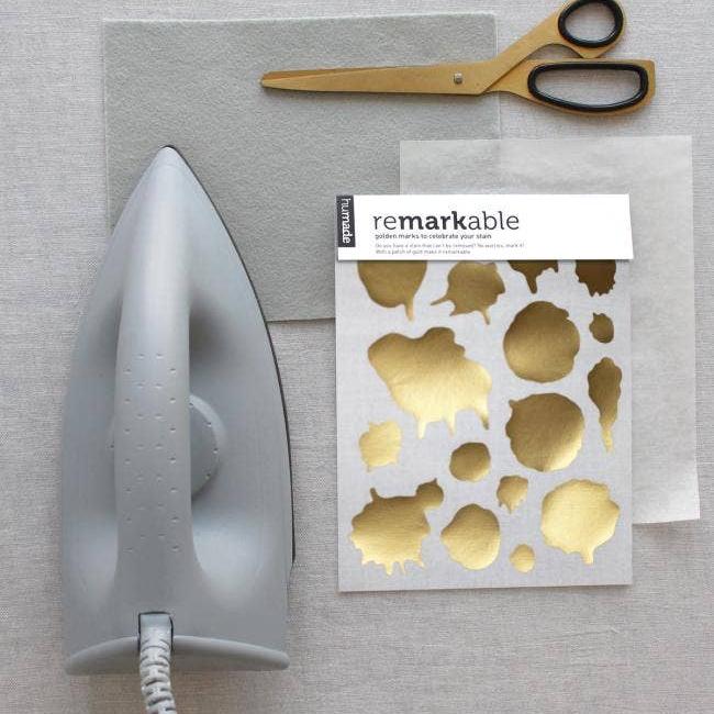 ReMARKable textielstickers - Goud