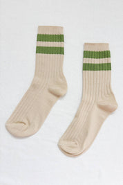 Her Socks Varsity - Espresso