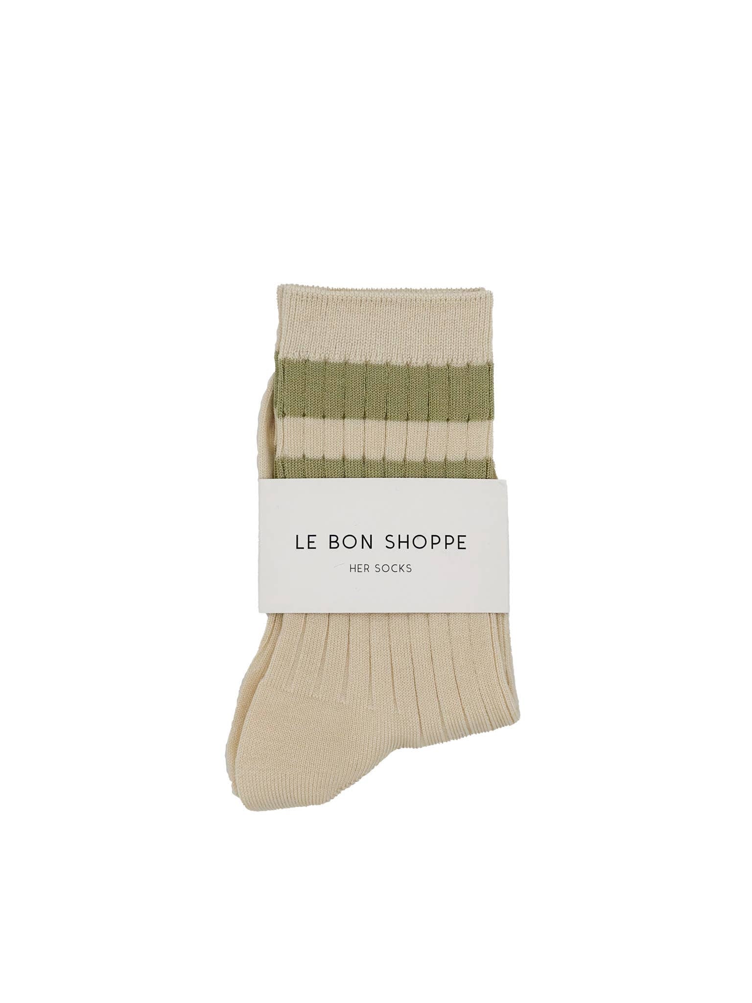 Her Socks Varsity - Espresso