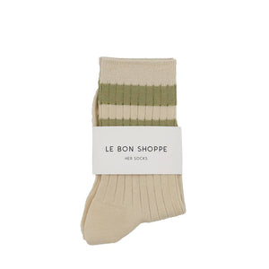 Her Socks Varsity - Espresso