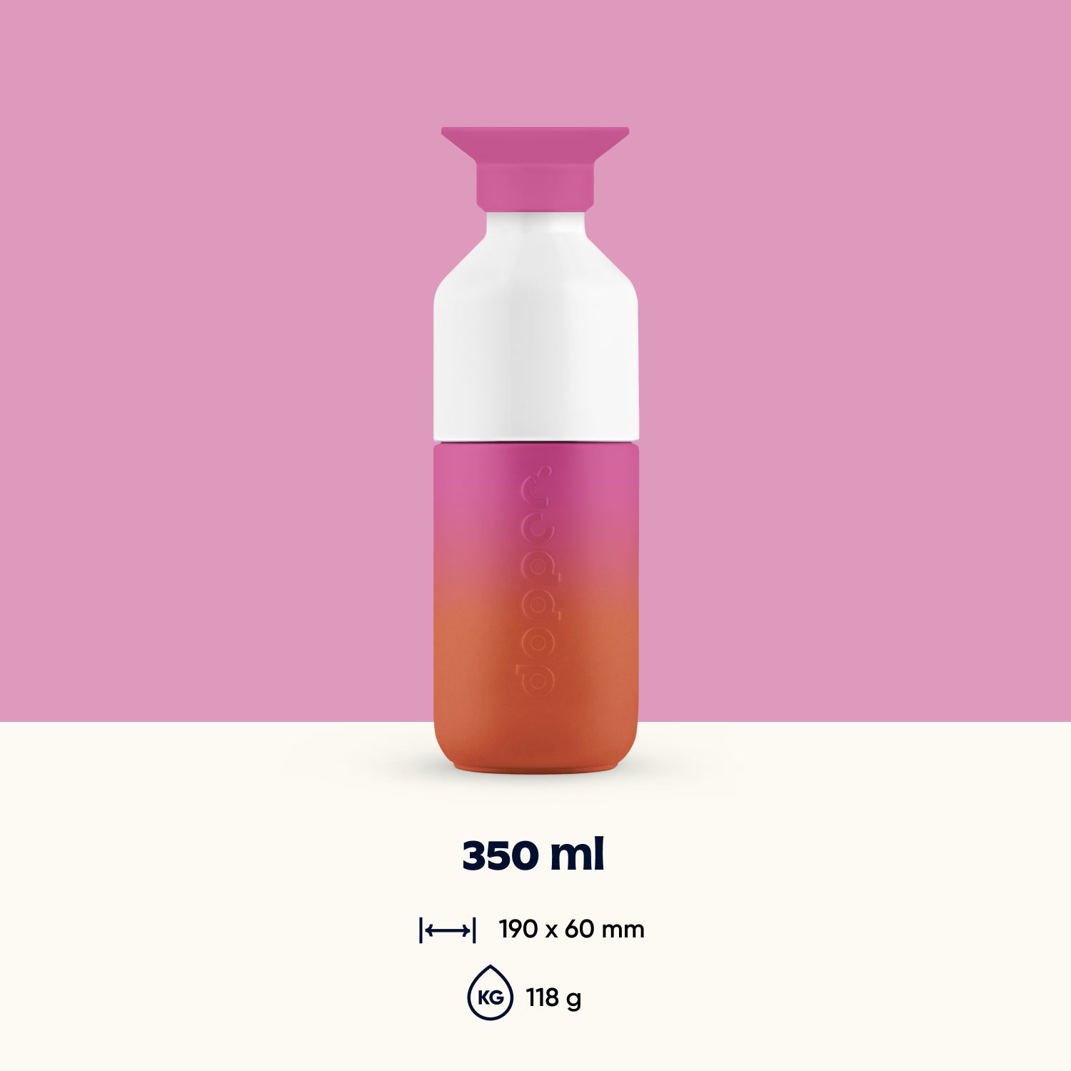 dopper steel - sunset pink