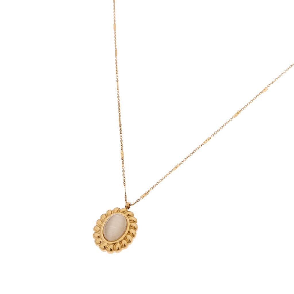 Ketting - Cat eye goud