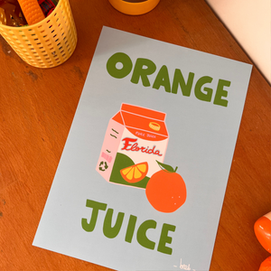 Poster - Orange Juice