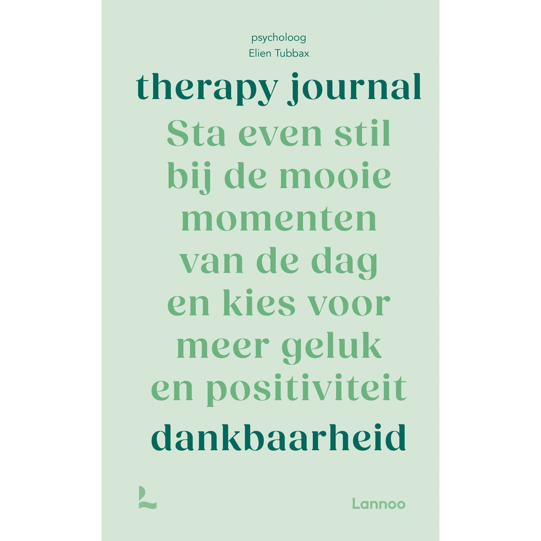 Therapy journal: Dankbaarheid