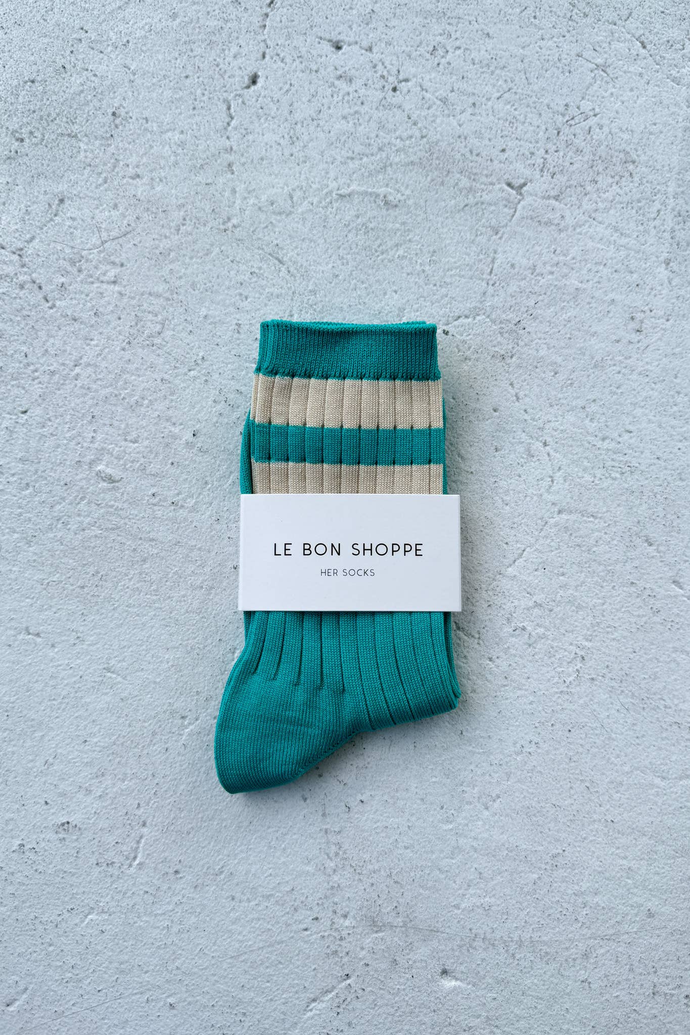 Her Socks Varsity - Espresso