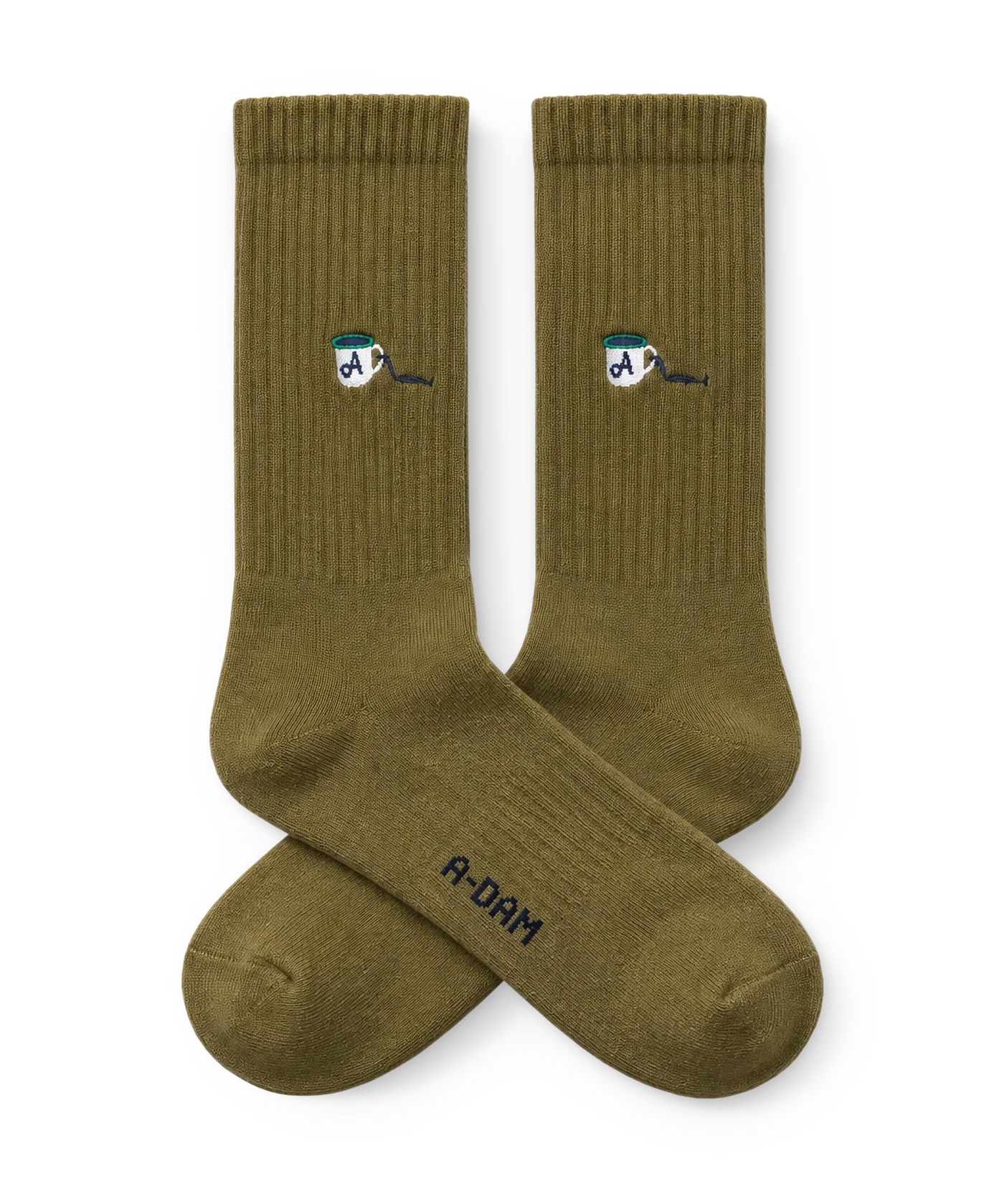 A-dam_Crew_Socks_Green_Camp_Cup_ASS0152_front_1.webp