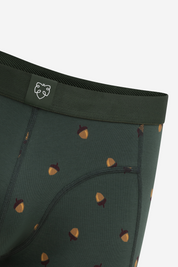acorn dark green boxer brief