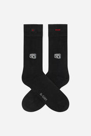 Black stereo socks