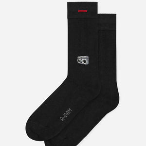 Black stereo socks