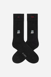 Black computer socks