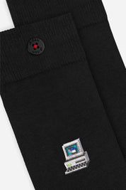 Black computer socks