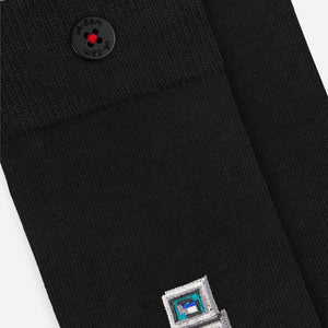 Black computer socks