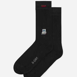 Black computer socks