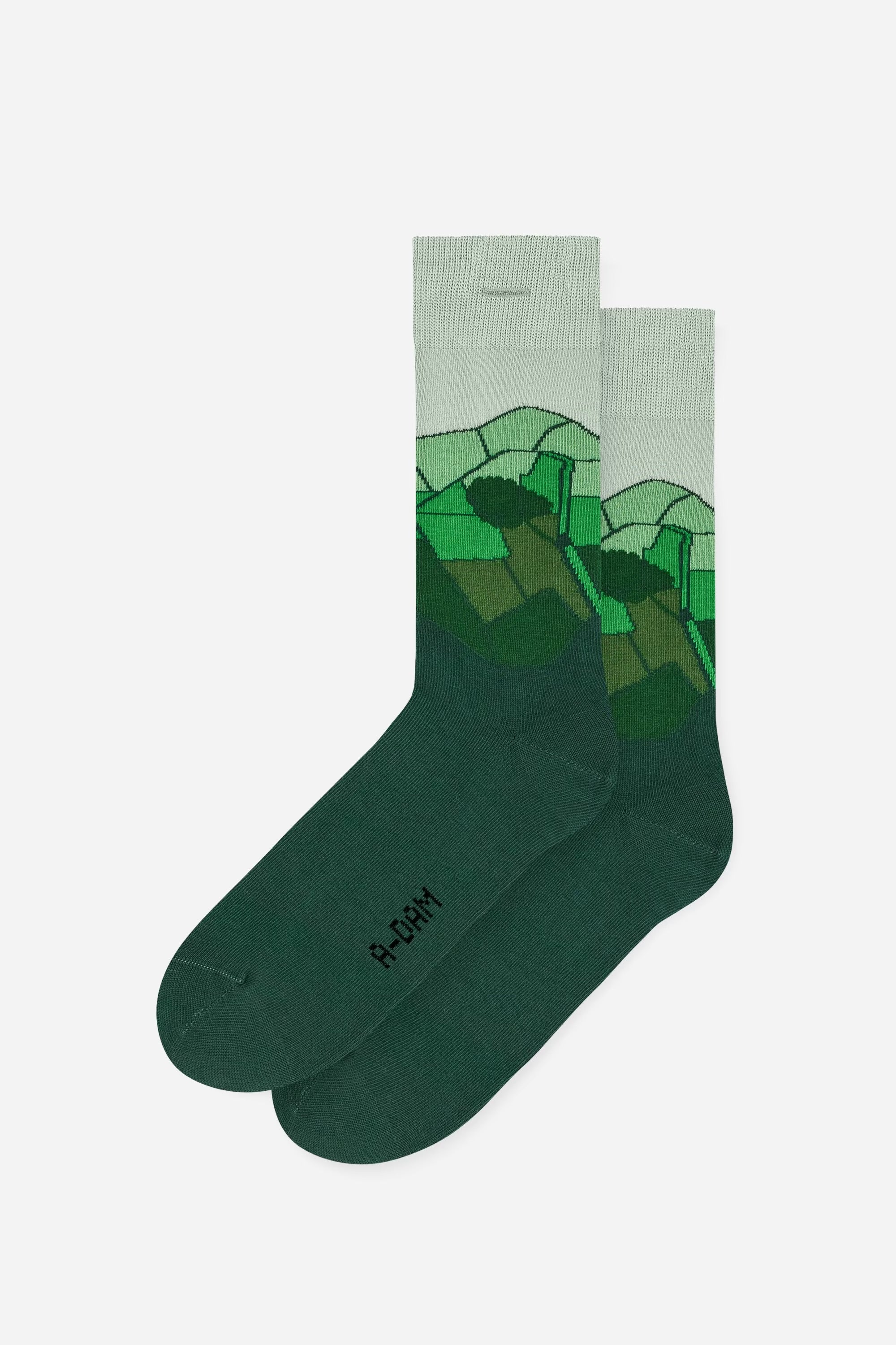 Green fields socks