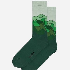 Green fields socks