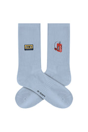 cassette walkman crew socks