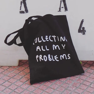 Tote bag - Collecting my problems