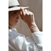 Armband - Smooth snake zilver of goud
