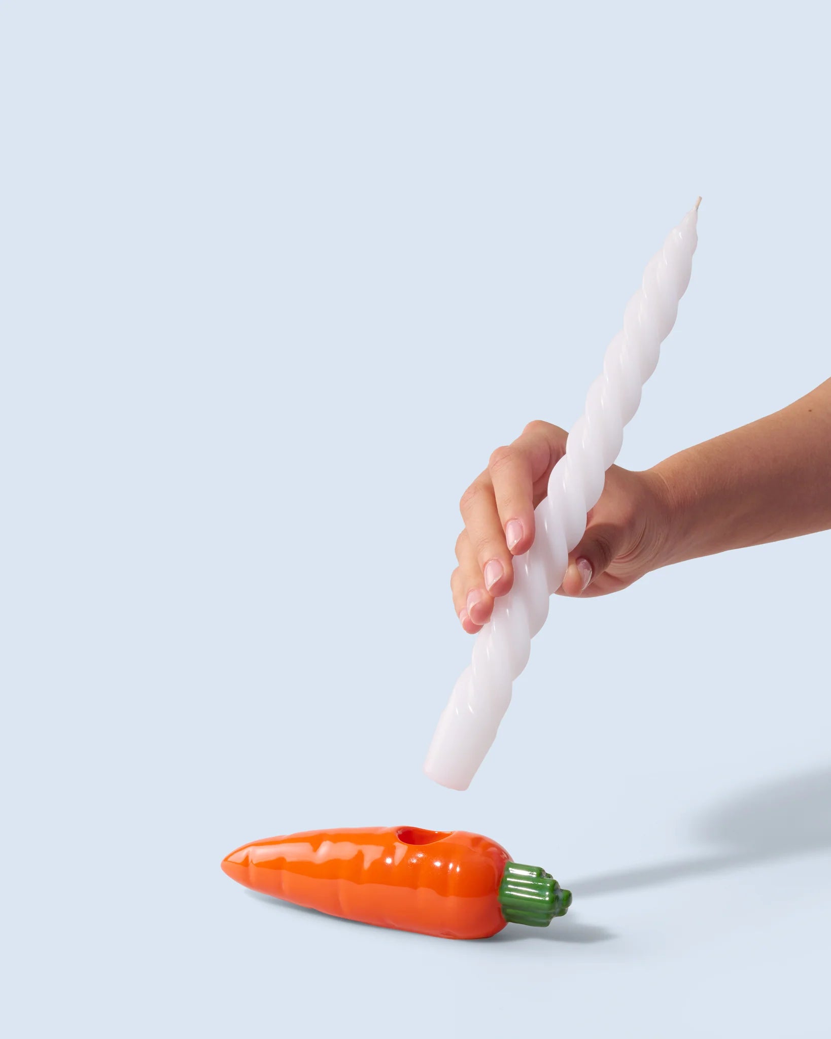 carrot - candle holder