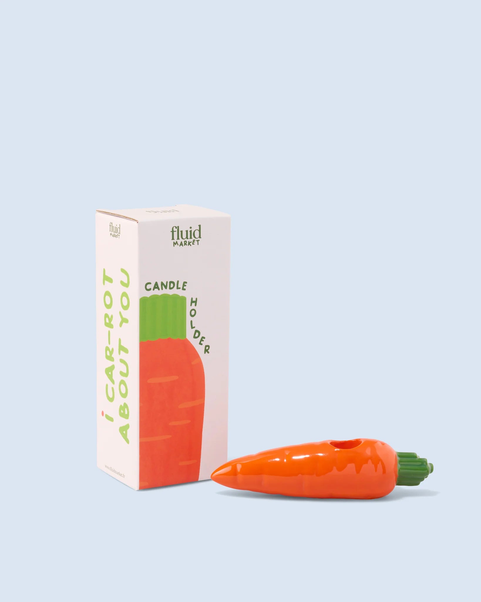 carrot - candle holder