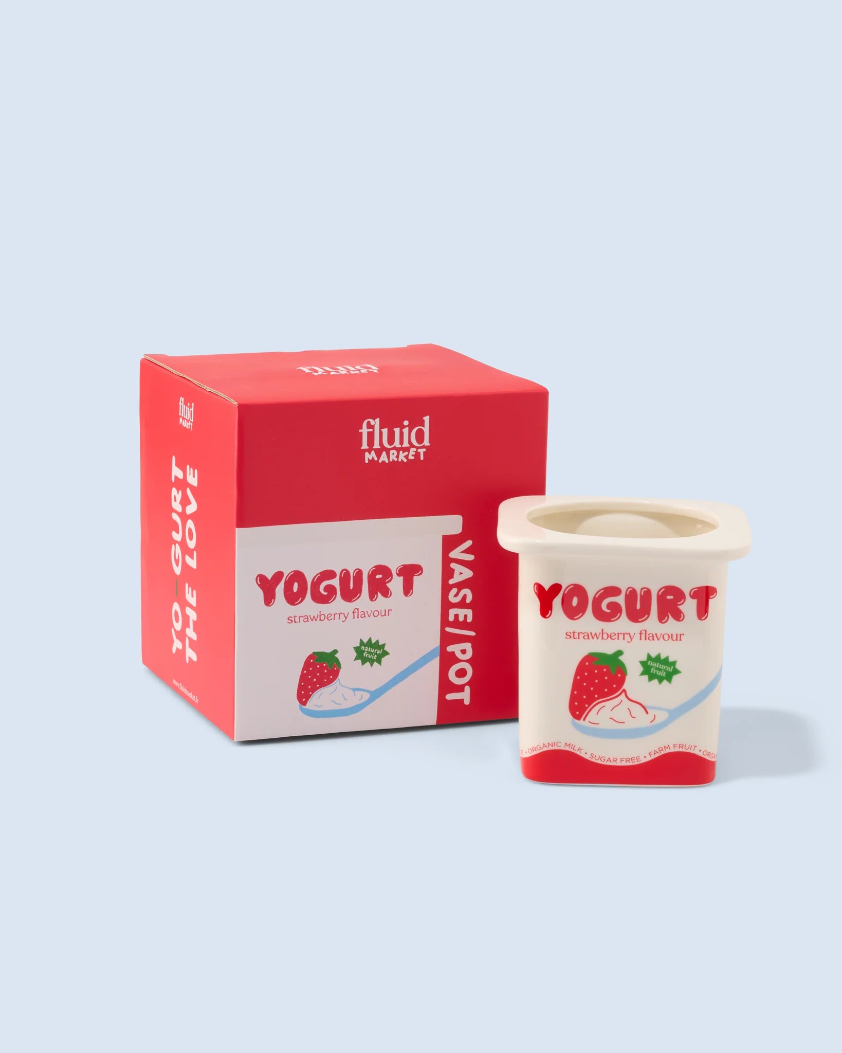Strawberry yoghurt - Vaas