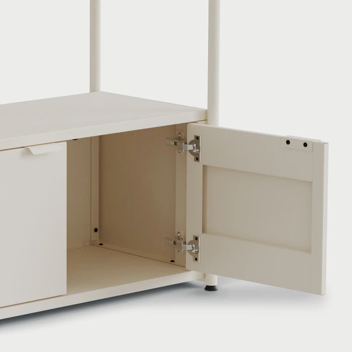 unit steel modulair wandsysteem - bureau dubbel