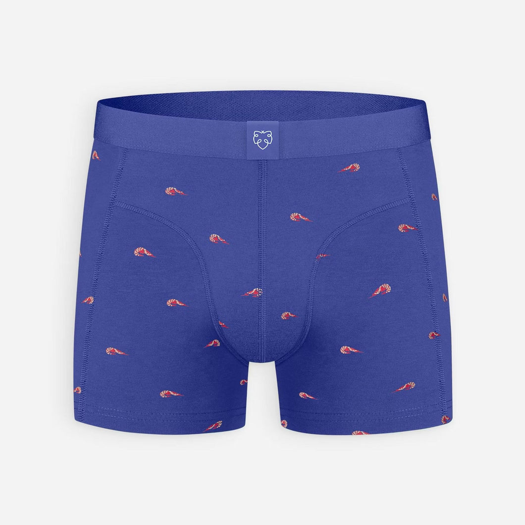 Blue shrimp boxer brief