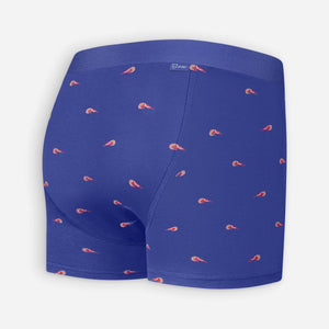 Blue shrimp boxer brief