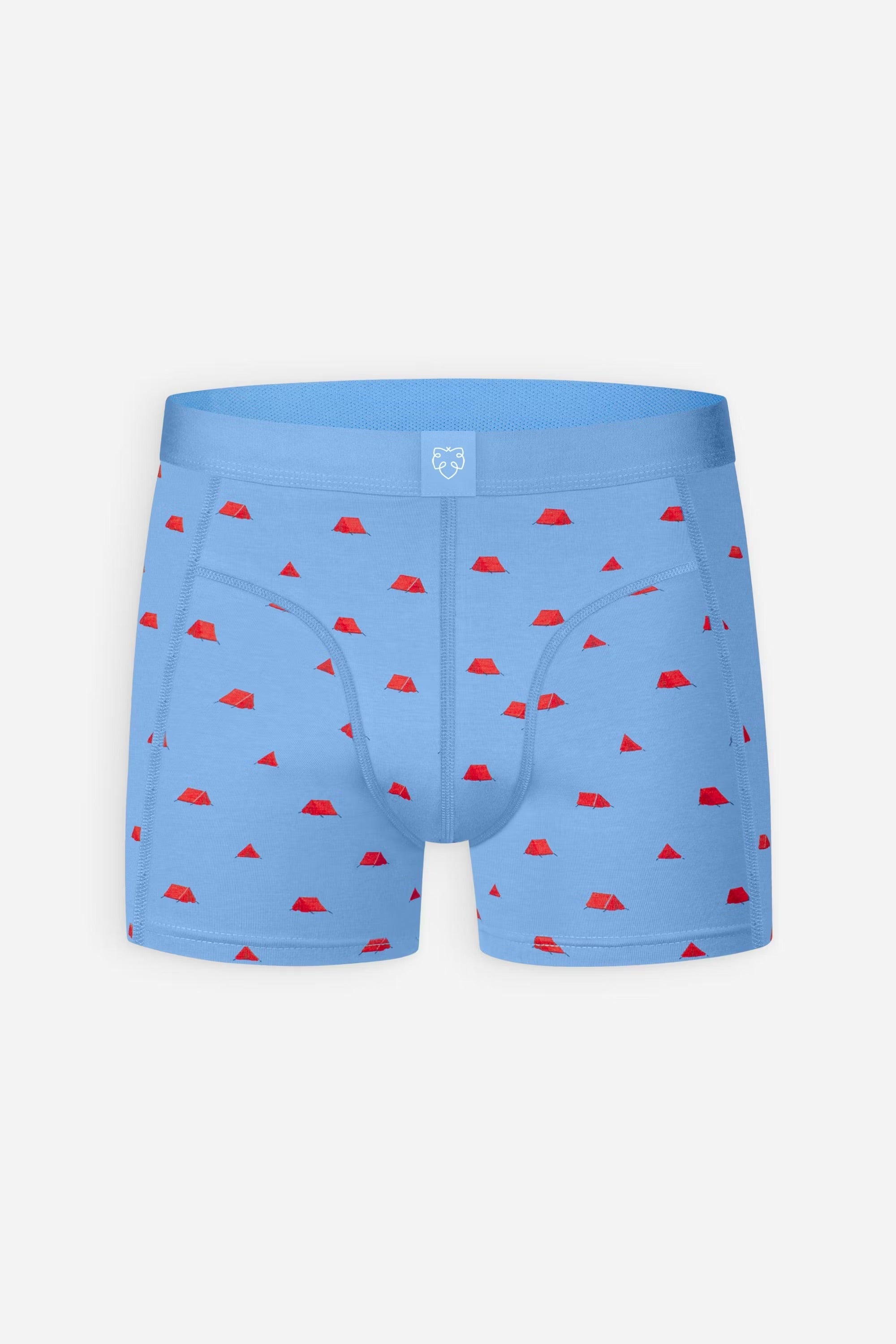 Blue tents boxer brief