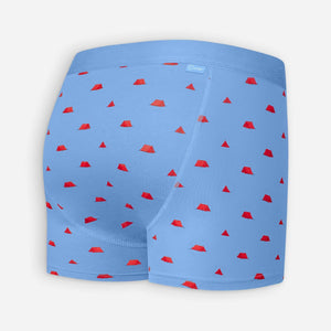 Blue tents boxer brief