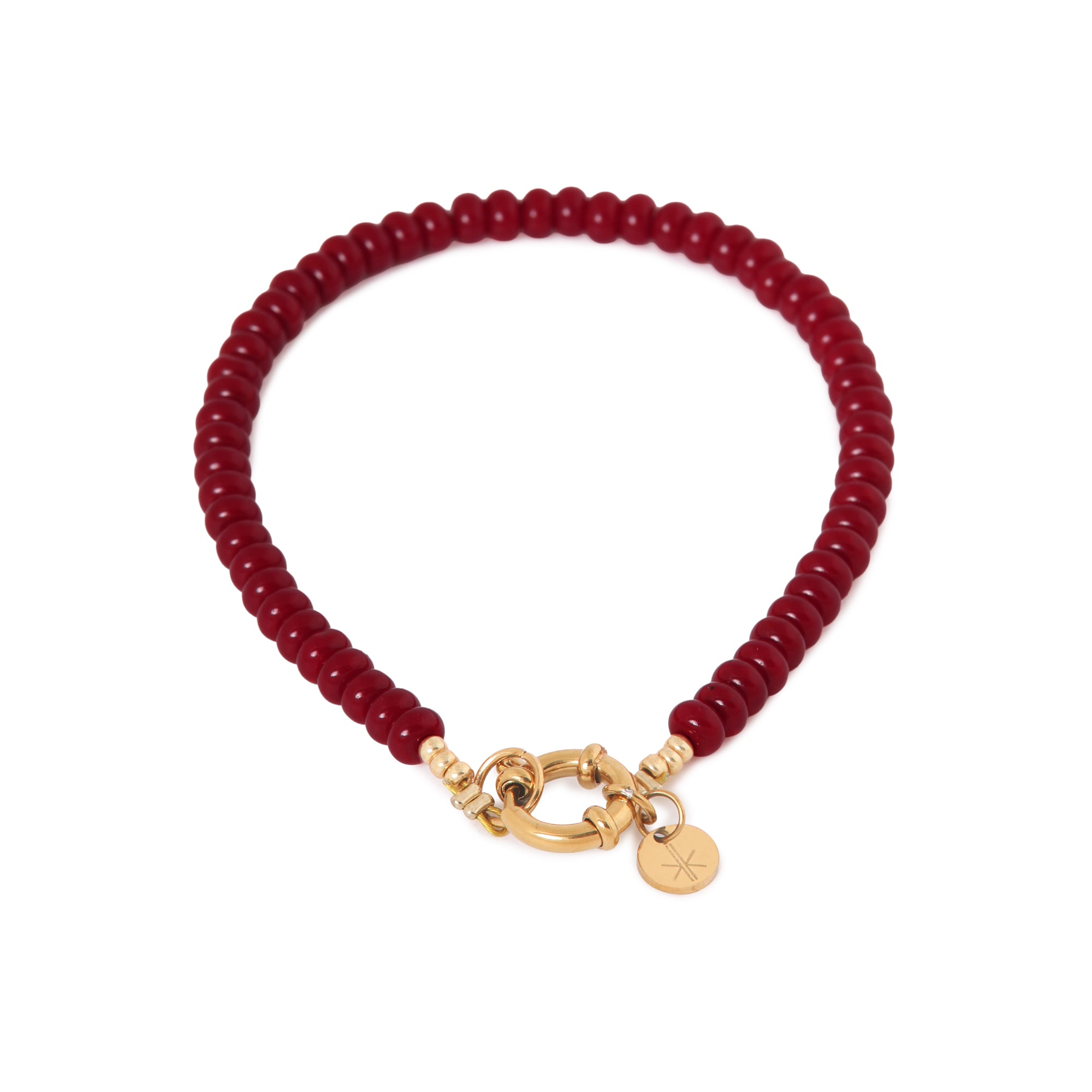 burgundy small - armband