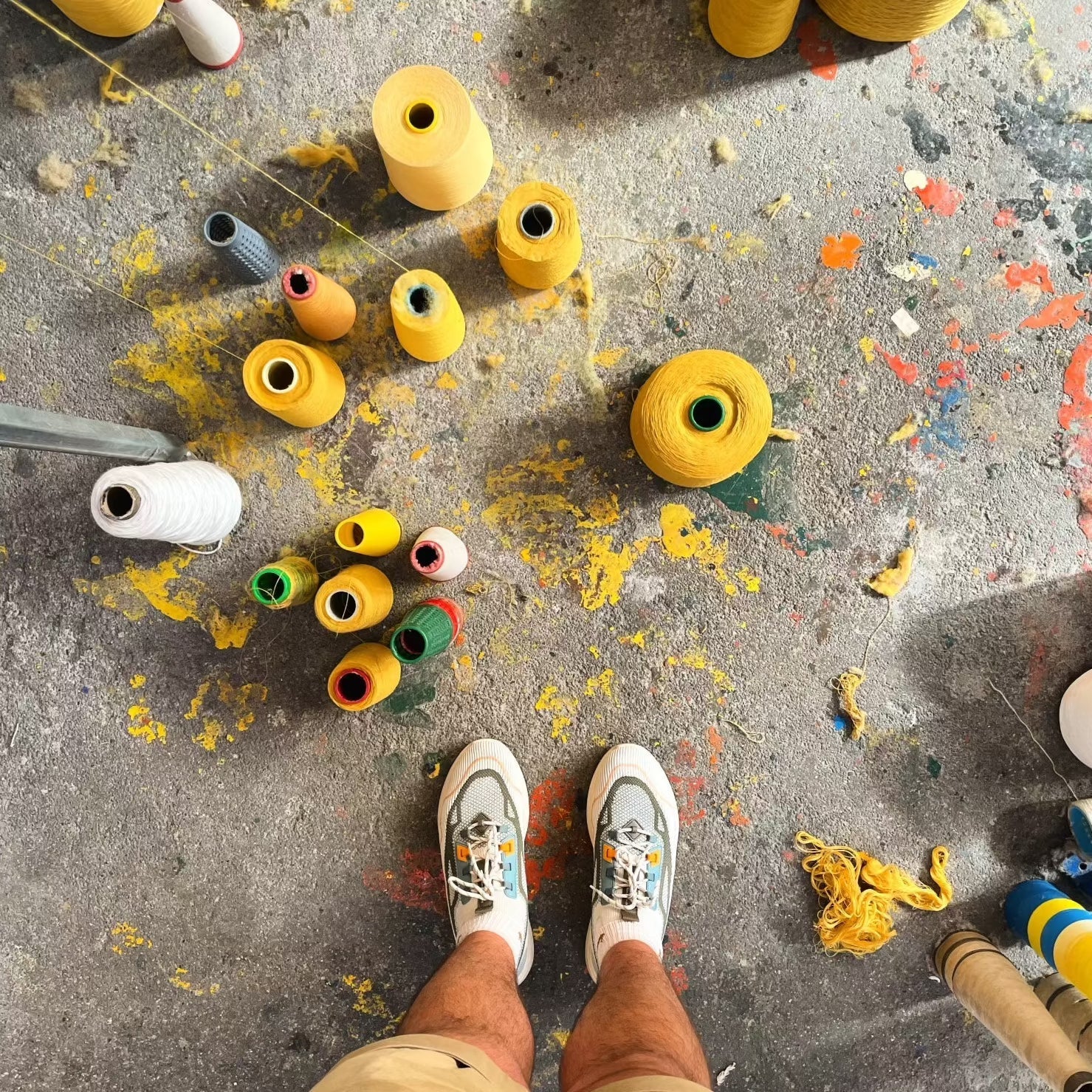 Tapijt - Twisty rug bourbon