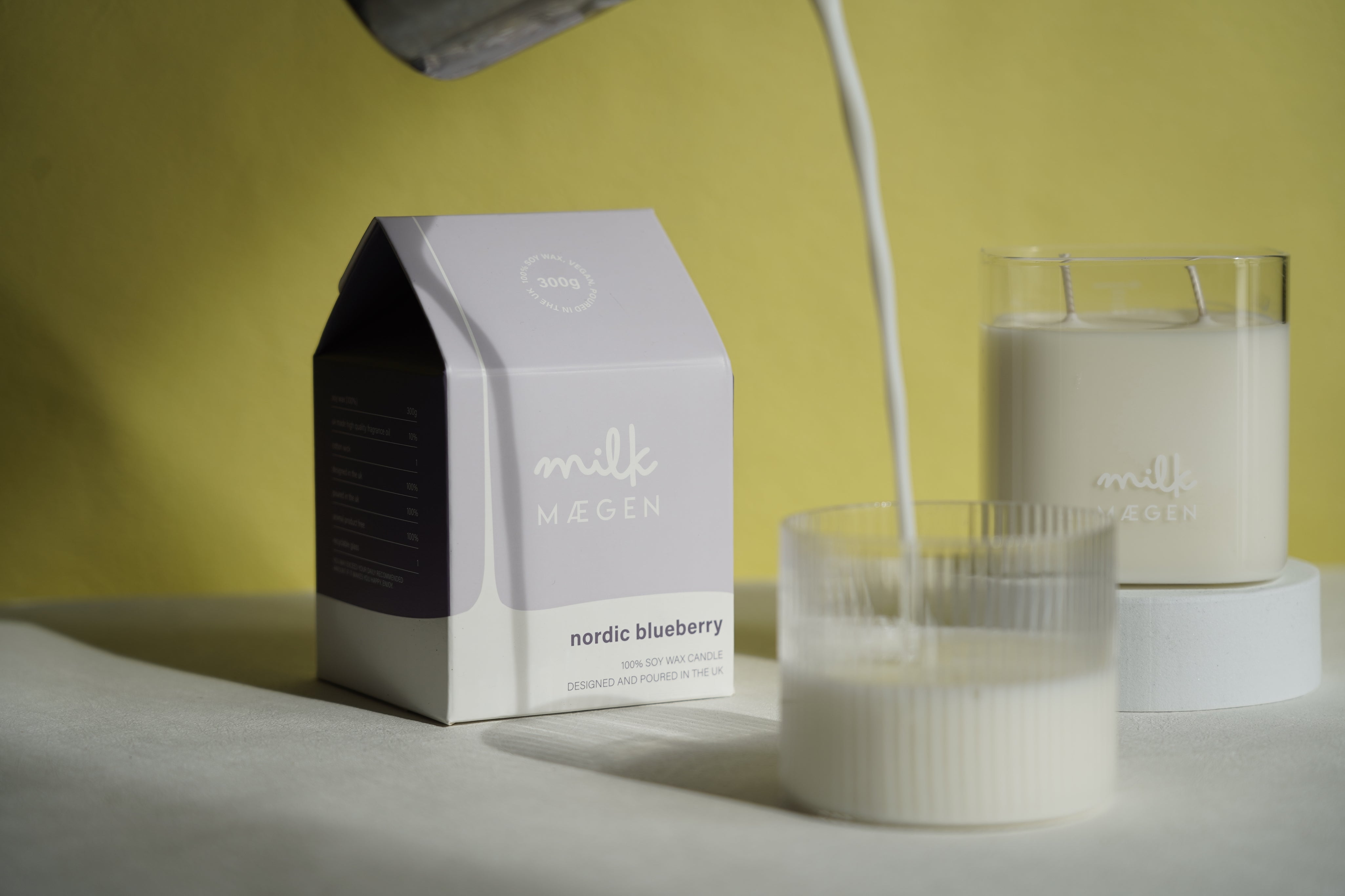 geurkaars milk - nordic blueberry