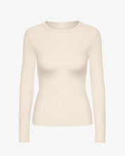 Women organic rib longsleeve t-shirt
