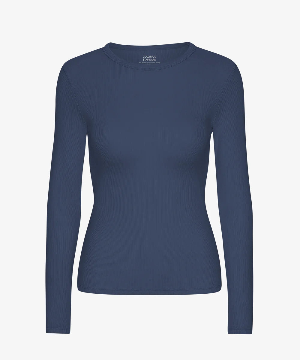 Women organic rib longsleeve t-shirt