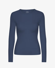 Women organic rib longsleeve t-shirt