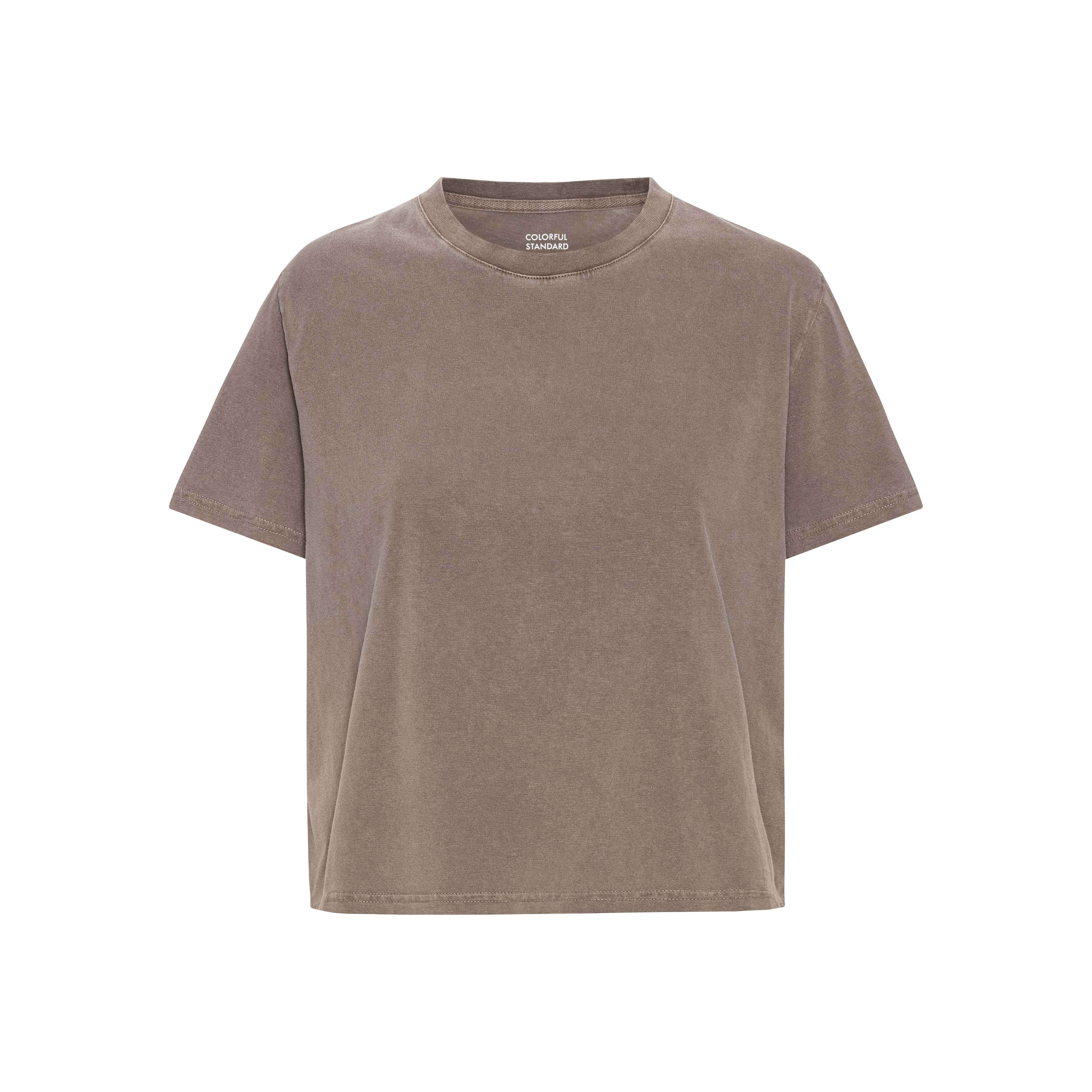 Organic boxy crop tee